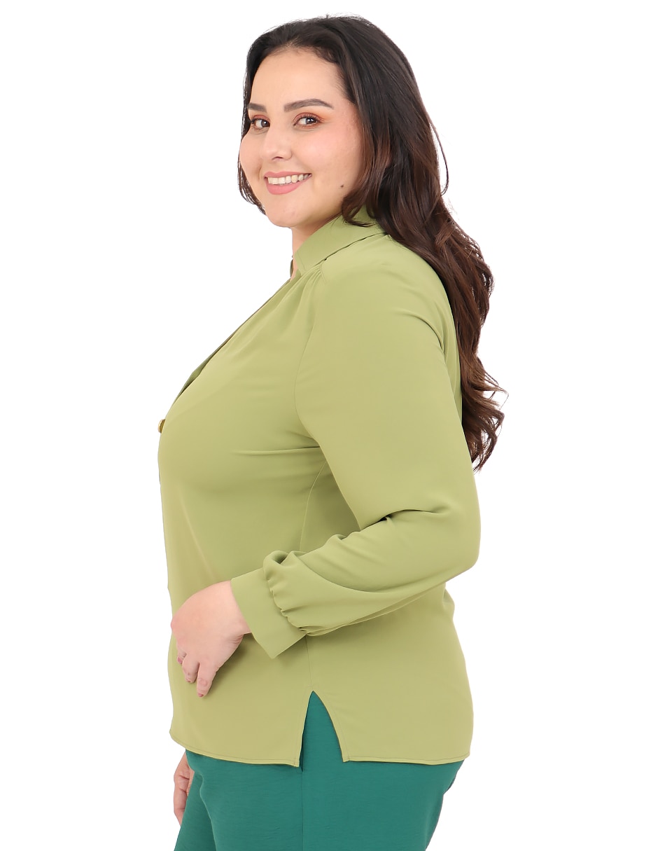Blusa cariló manga larga para mujer