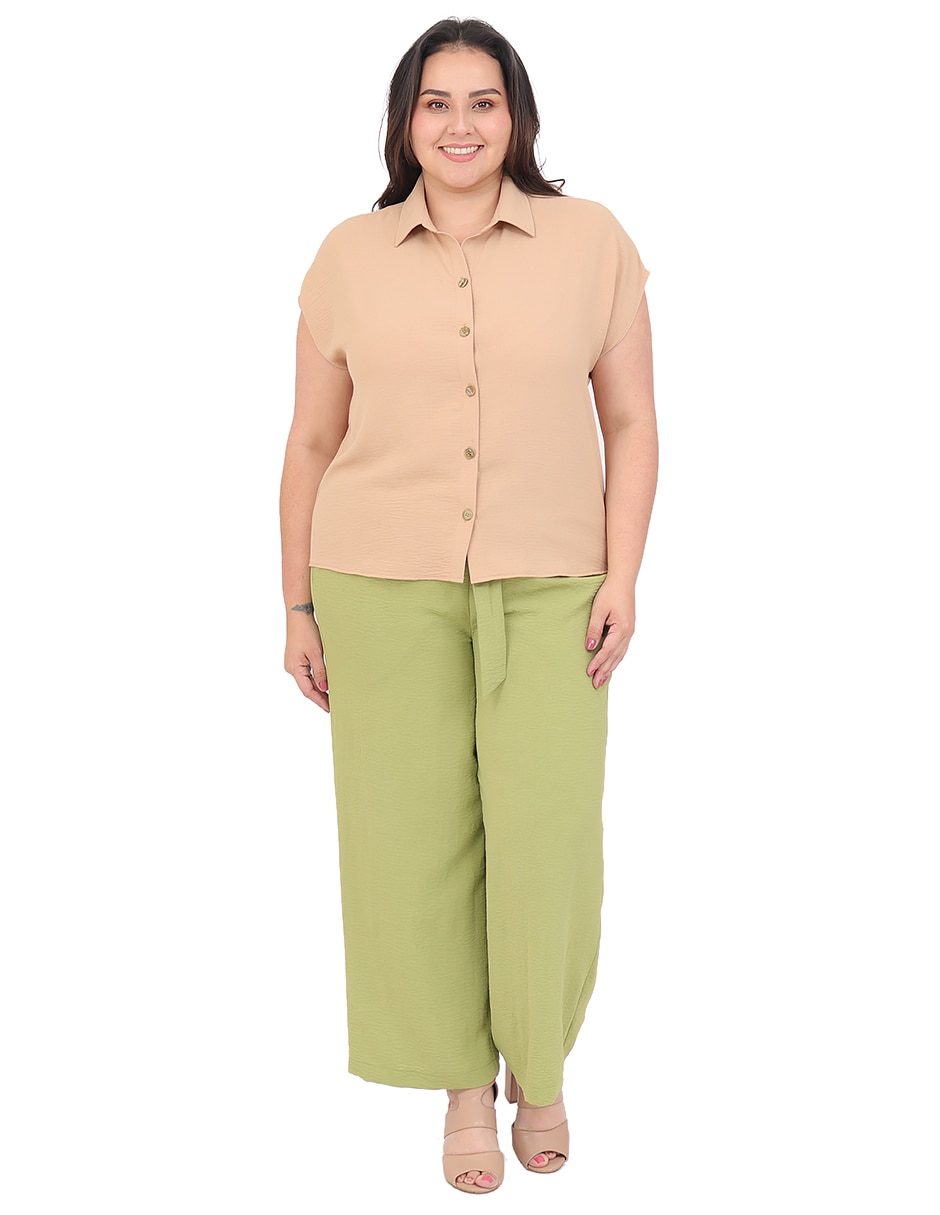 Blusa cariló manga corta para mujer