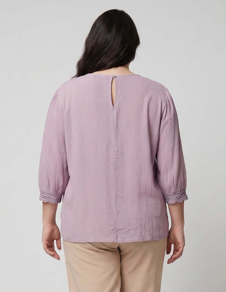 Blusa manga 3/4 para mujer 2