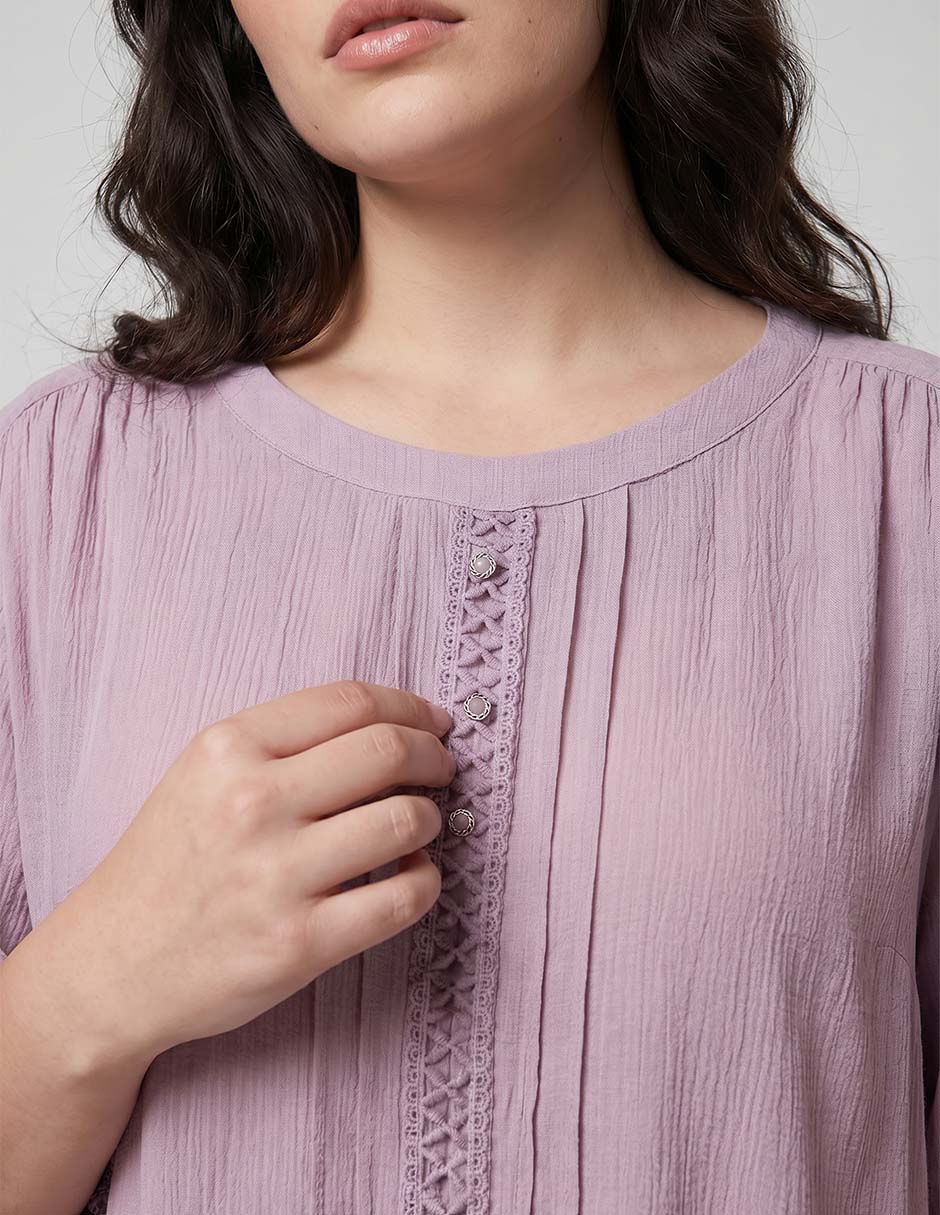 Blusa manga 3/4 para mujer 4