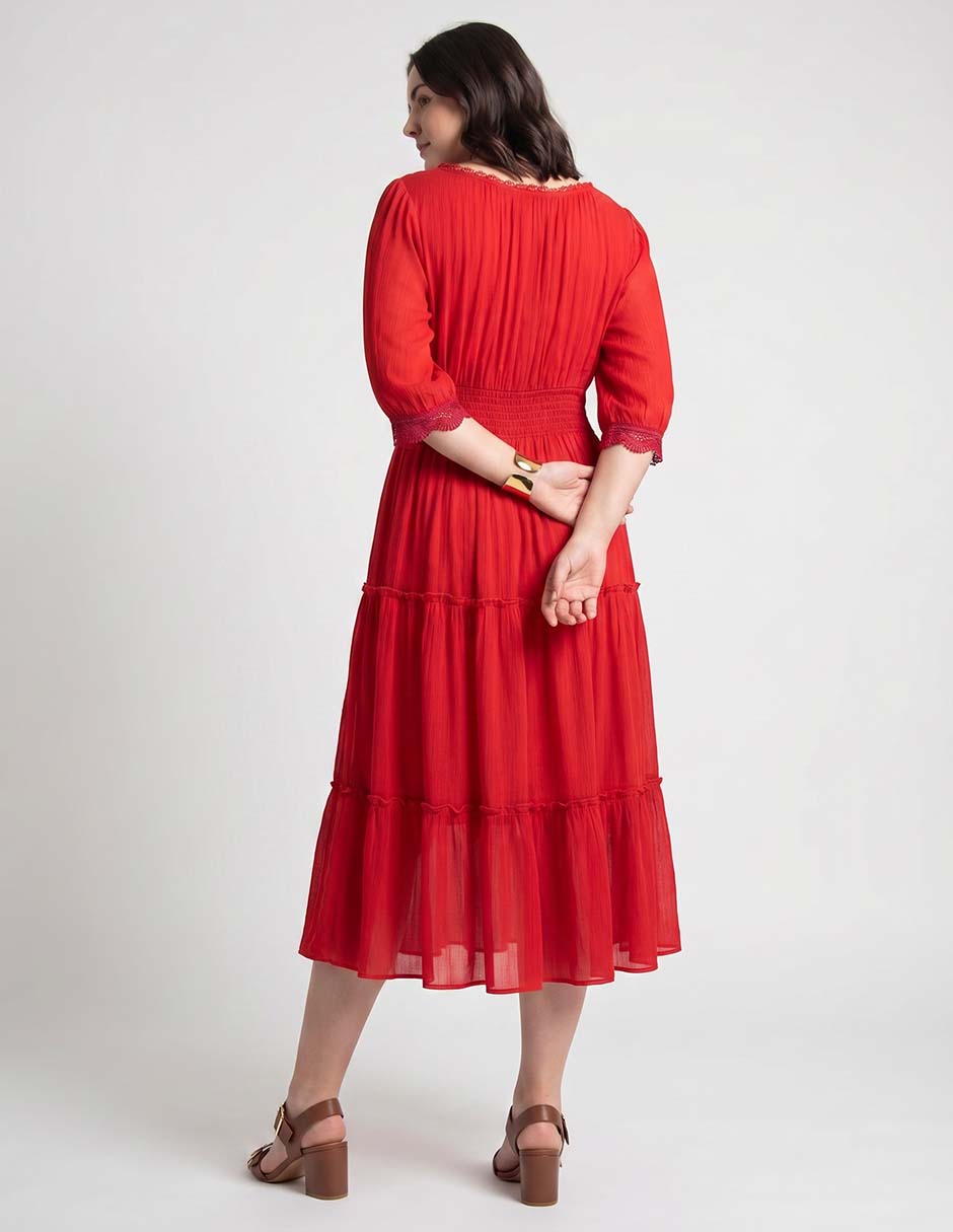 Vestido midi casual para mujer 2