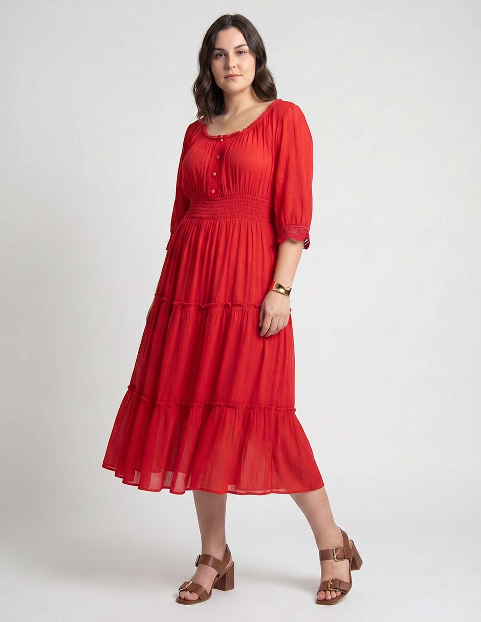 Vestido midi casual para mujer 3