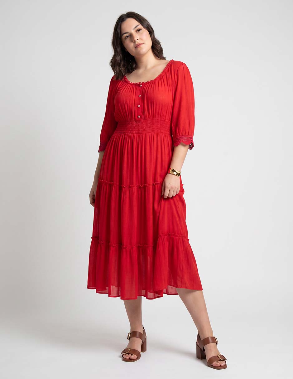 Vestido midi casual para mujer 1