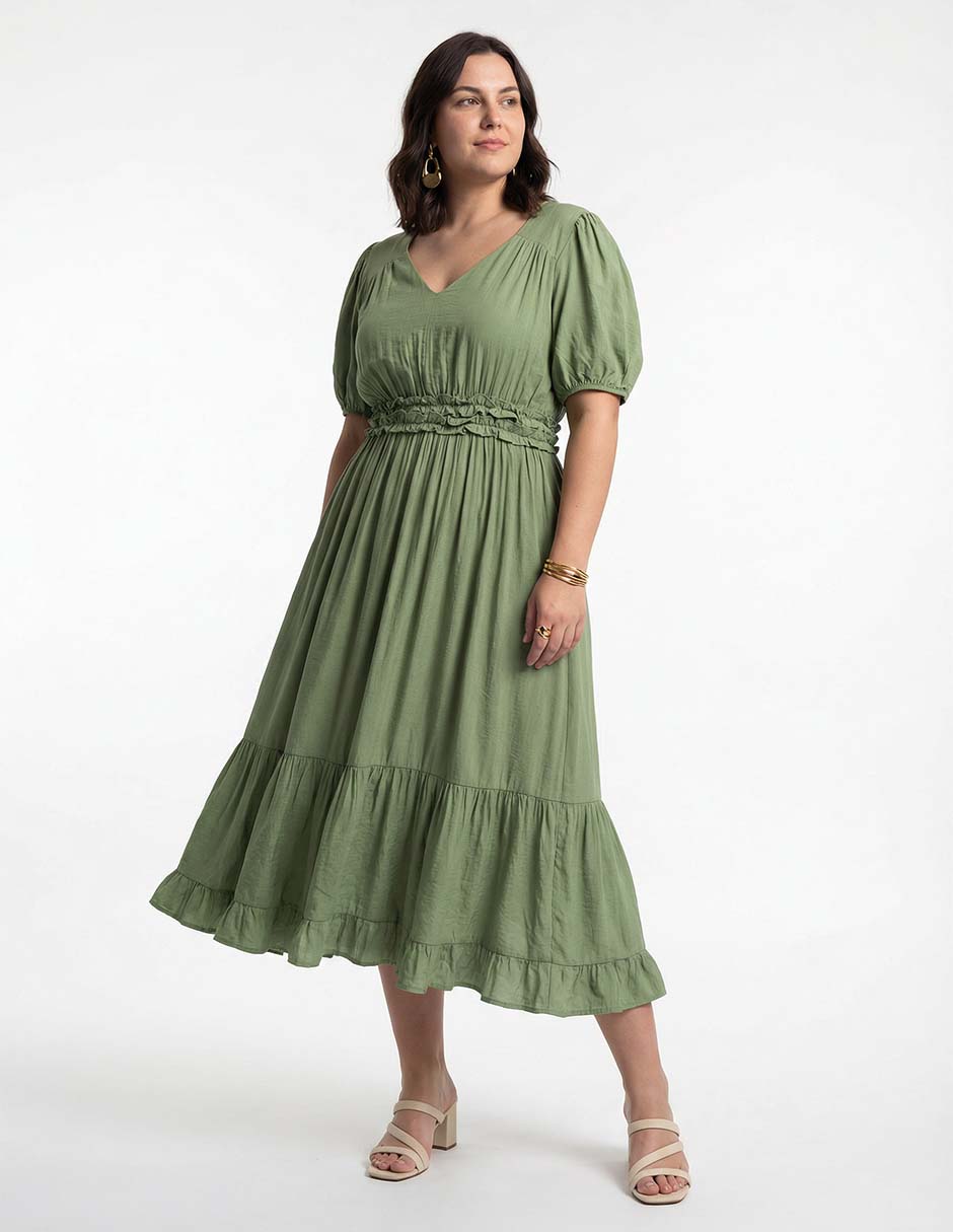 Imagen de producto Vestido midi casual Davinchy para mujer