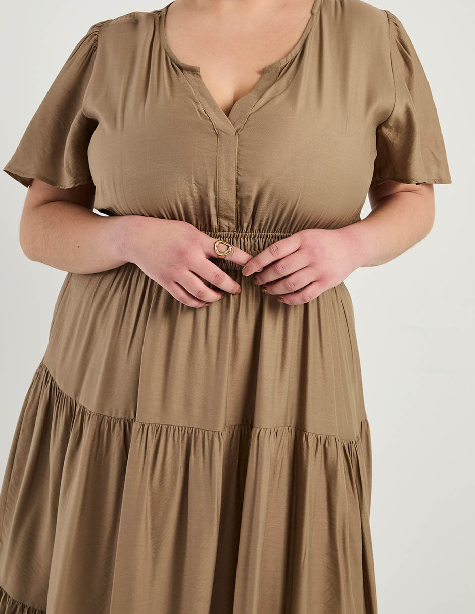 Vestido crop casual para mujer