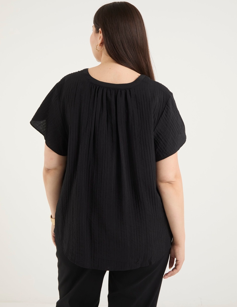 Blusa Liz Claiborne manga corta para mujer