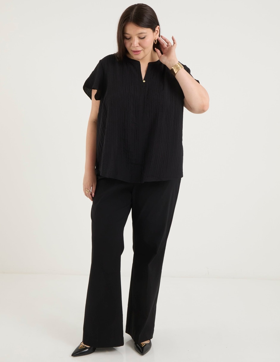 Blusa Liz Claiborne manga corta para mujer