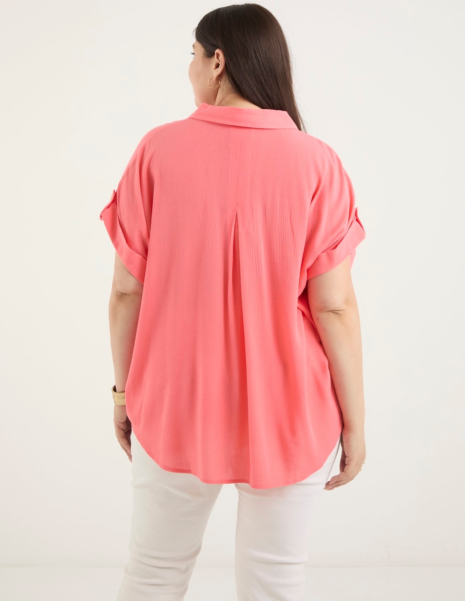 Blusa Liz Claiborne manga corta para mujer