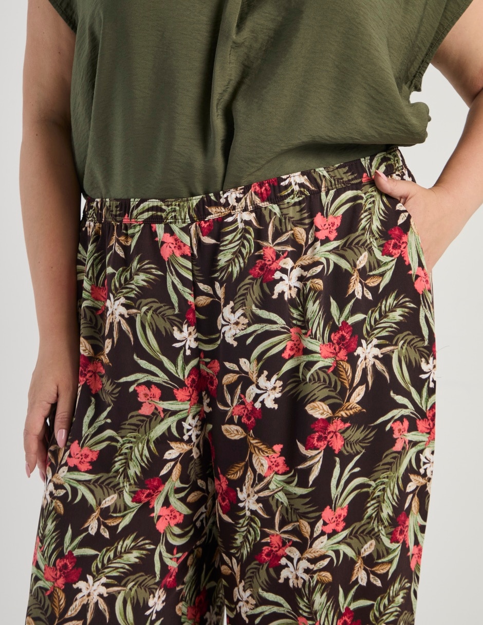 Pantalón relaxed amplio para mujer 4