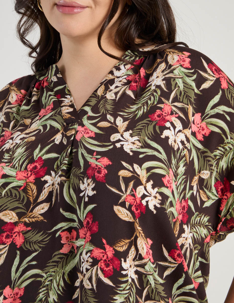 Blusa manga corta para mujer 4