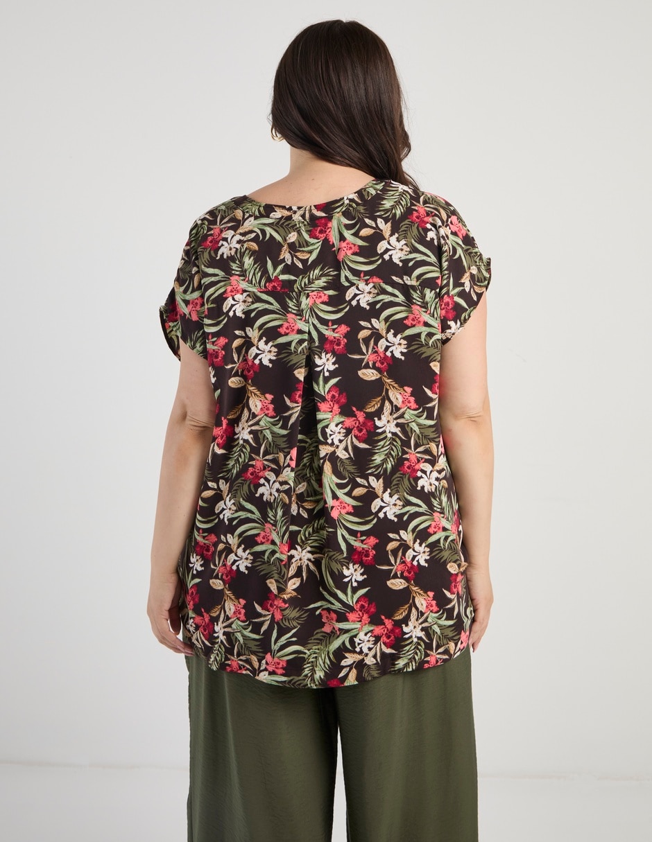 Blusa manga corta para mujer 6