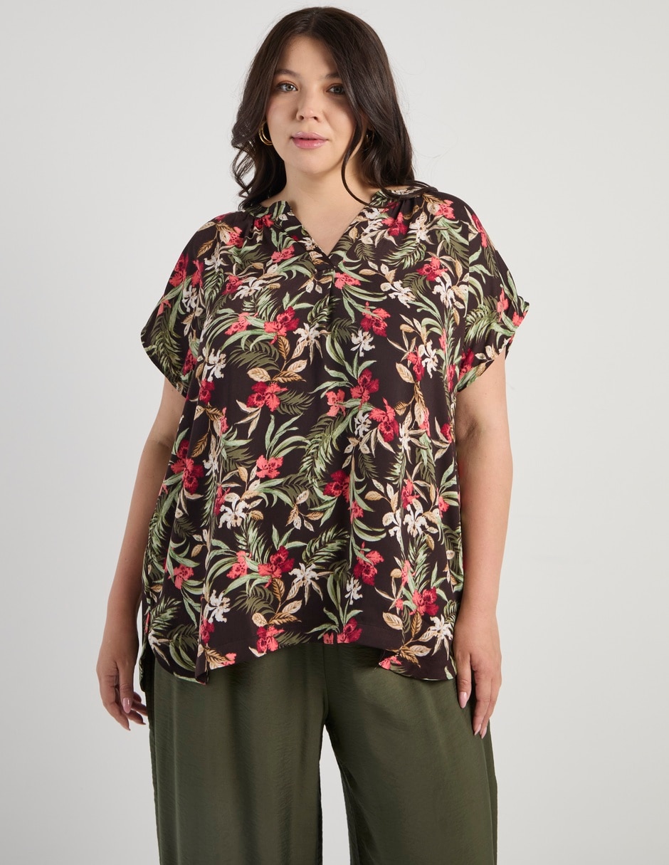 Blusa manga corta para mujer Blusa manga corta para mujer