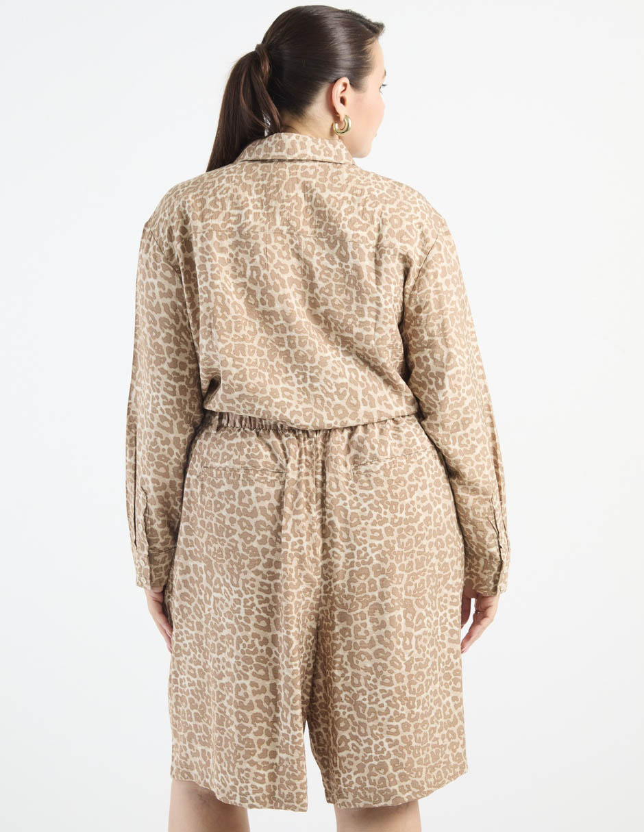 Blusa Liz Claiborne manga larga para mujer
