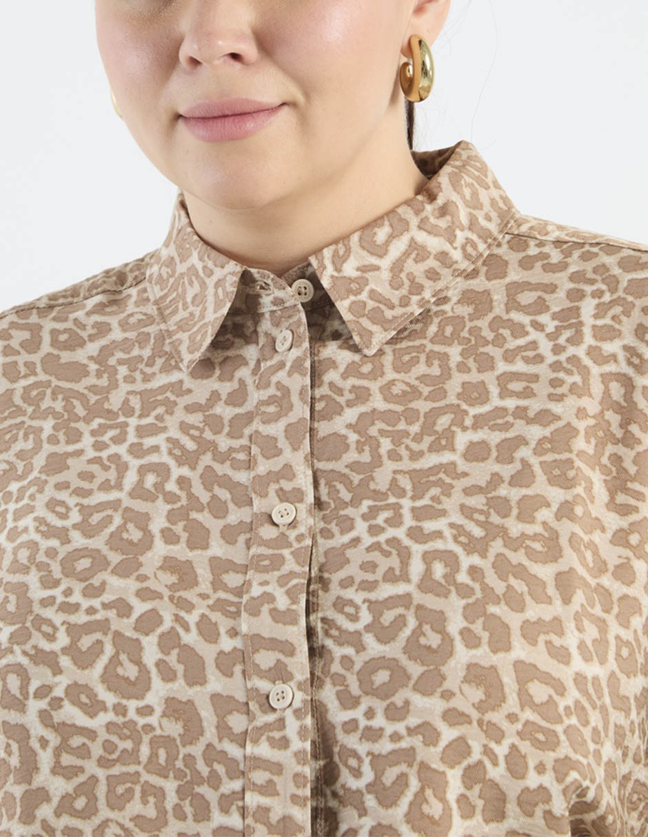 Blusa Liz Claiborne manga larga para mujer