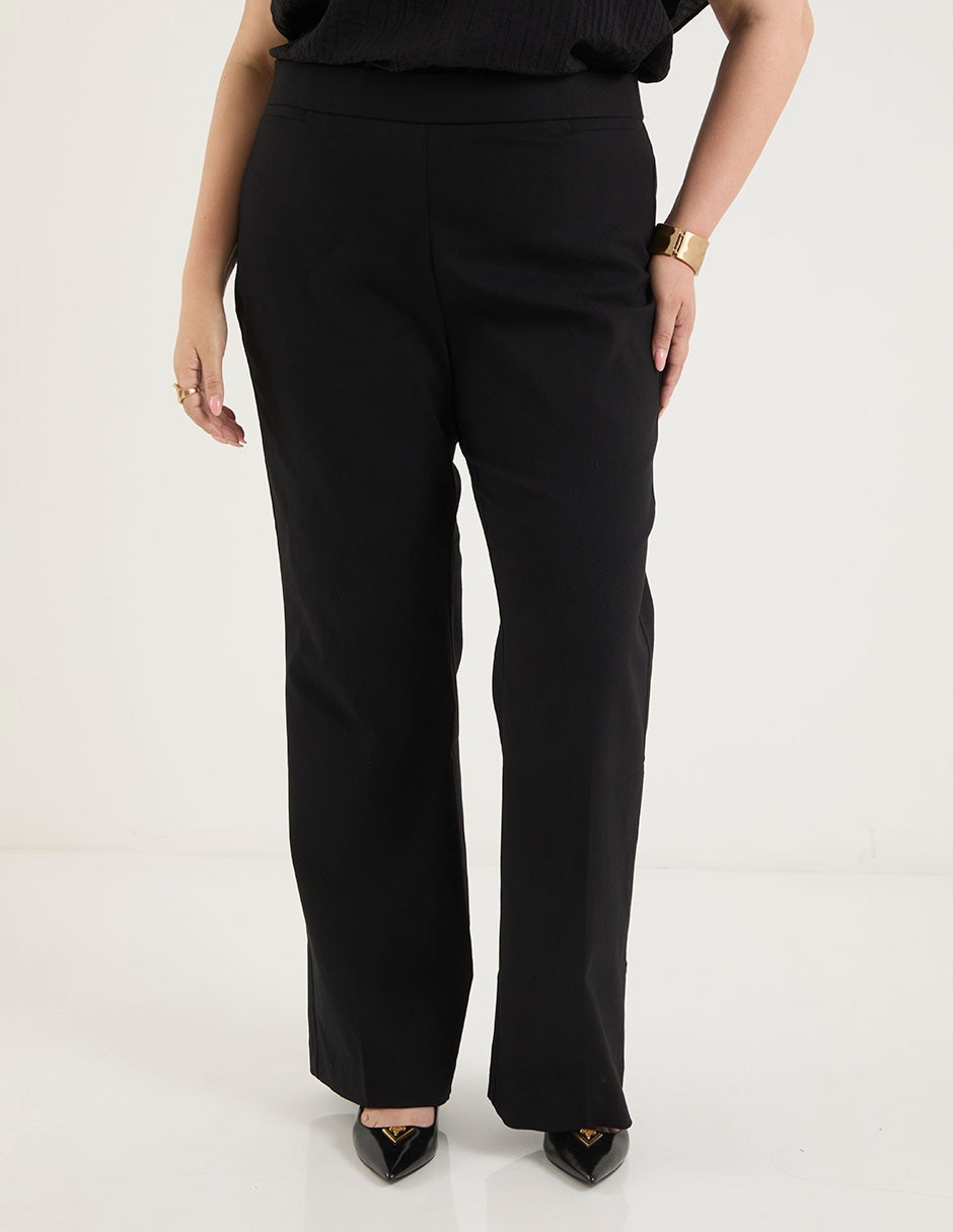 Pantalón de vestir amplio para mujer