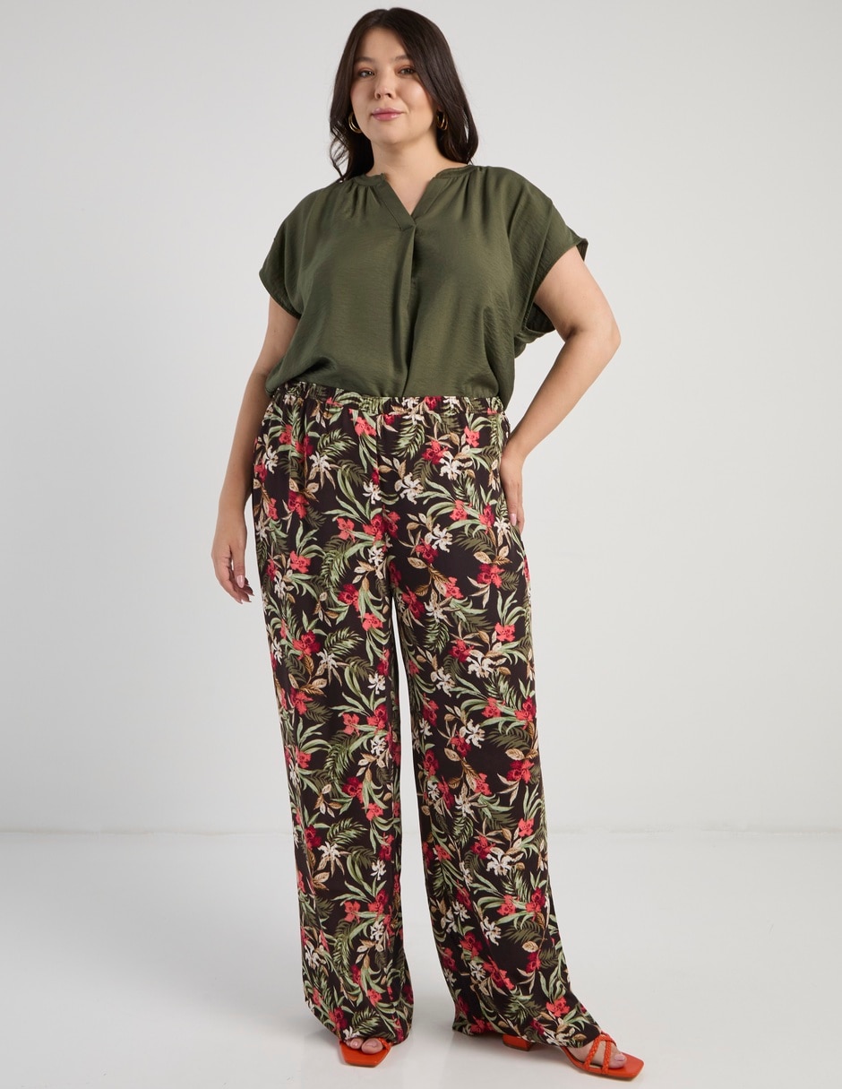 Blusa manga corta para mujer 3