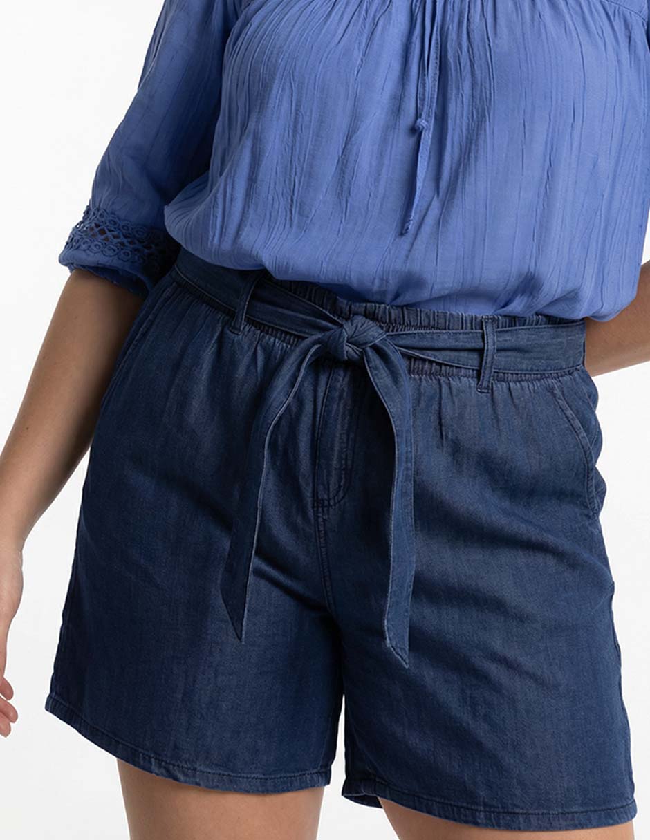 Short de mezclilla para mujer 4