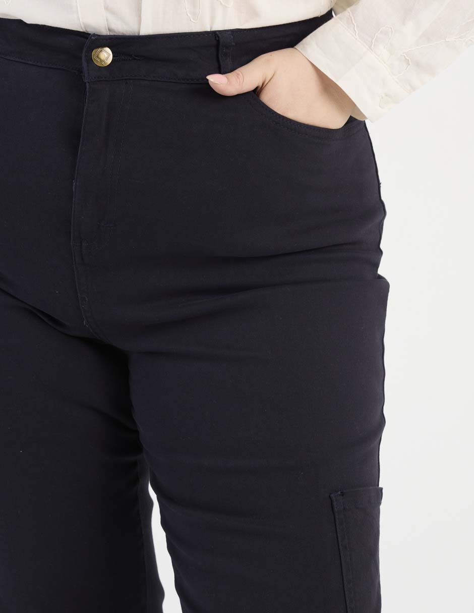 Jeans slim cintura baja para mujer