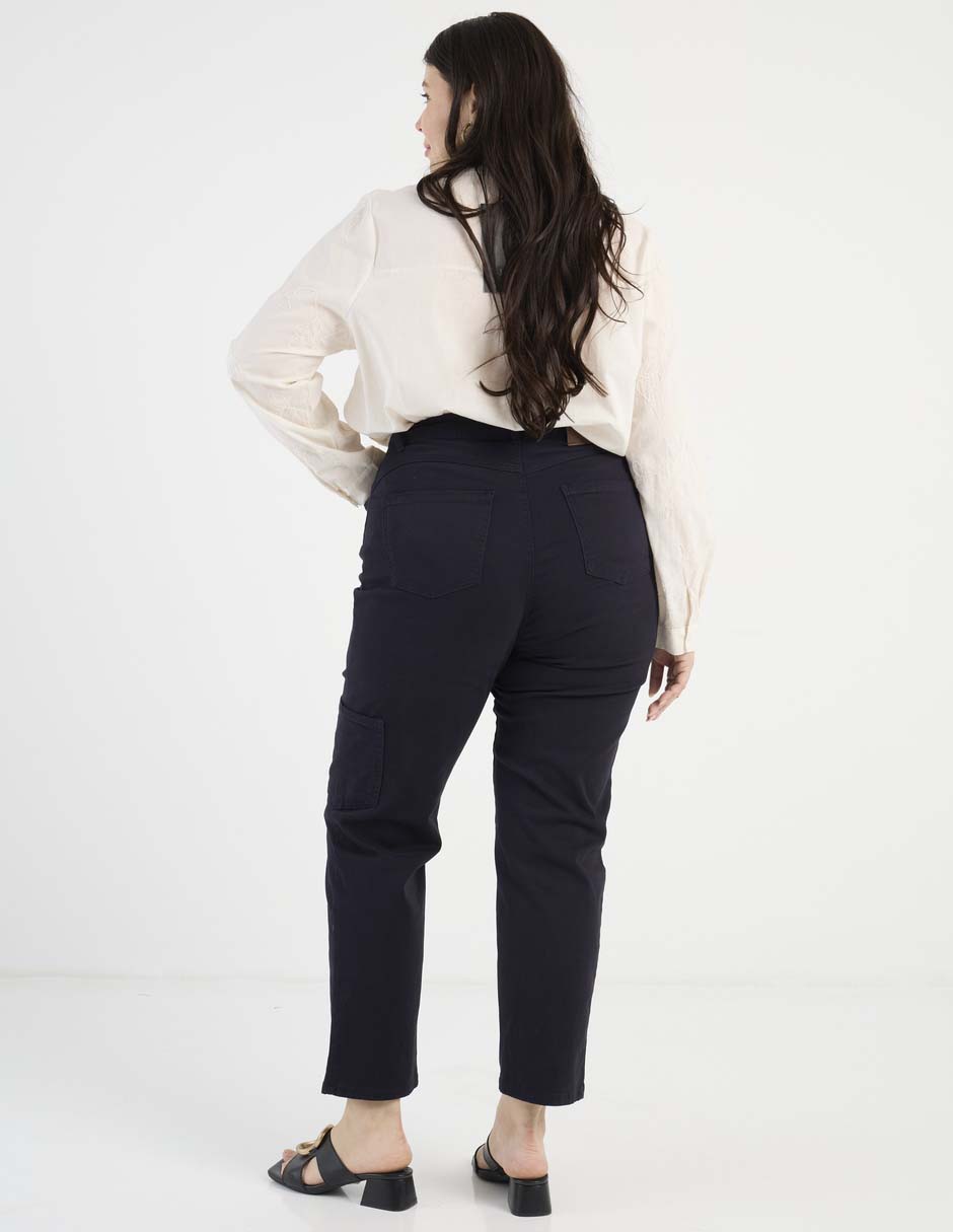 Jeans slim cintura baja para mujer 6