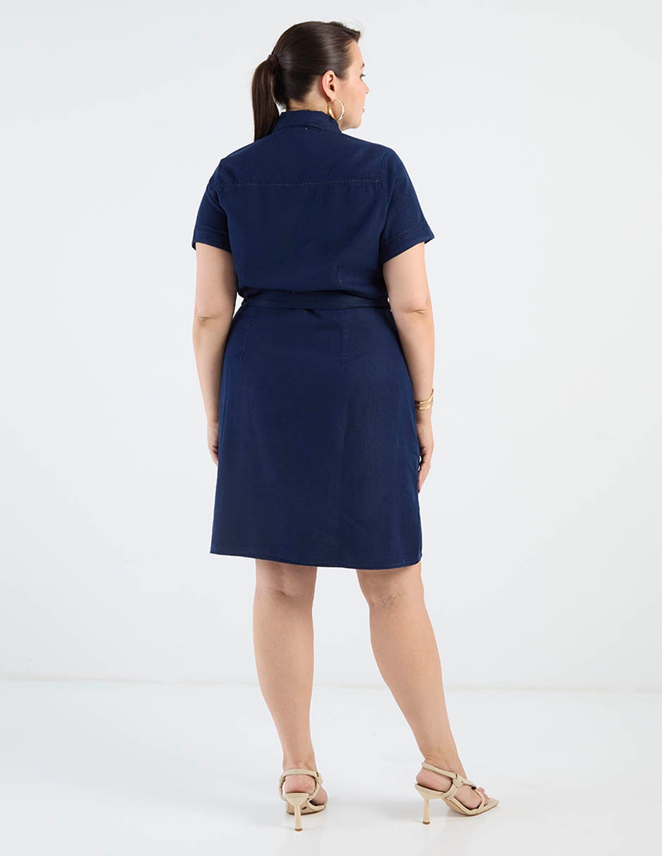 Vestido a la rodilla casual para mujer 2