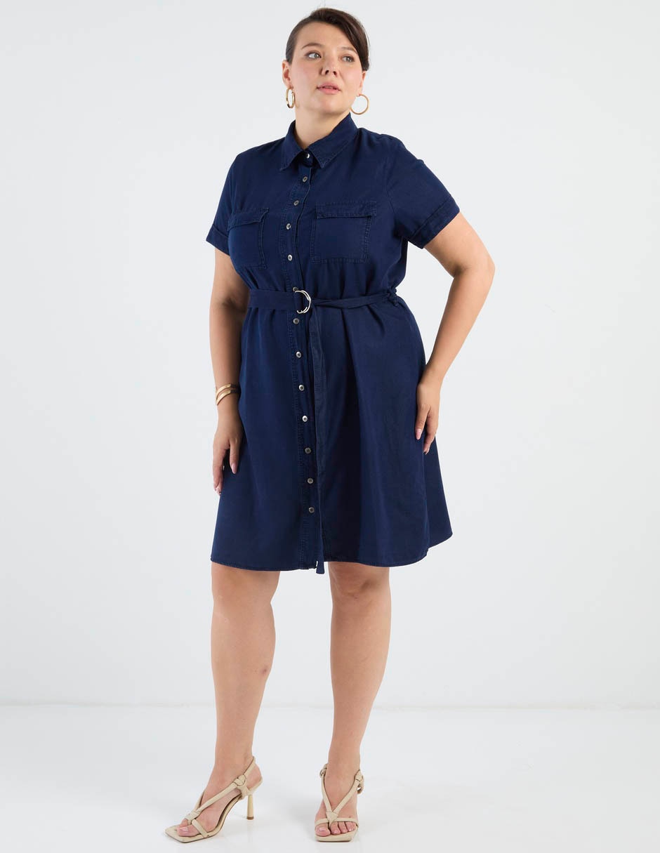 Vestido a la rodilla casual para mujer 3