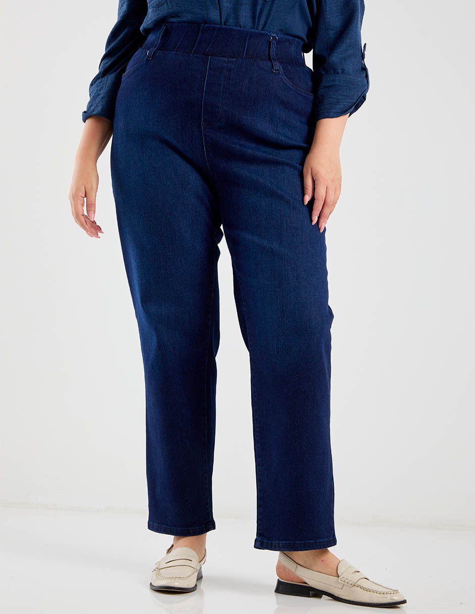 Jeans straight cintura media para mujer Jeans straight cintura media para mujer