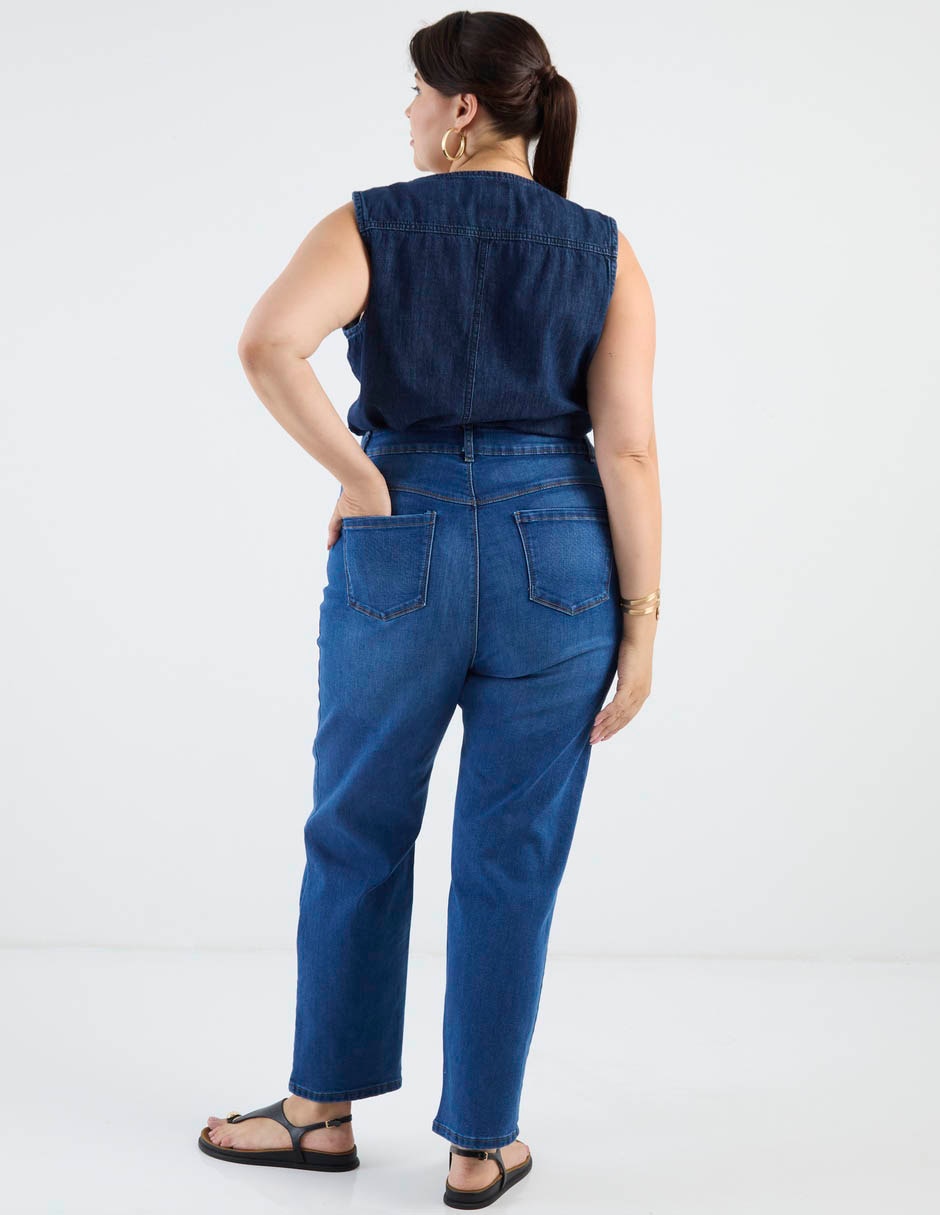 Jeans straight para mujer 5