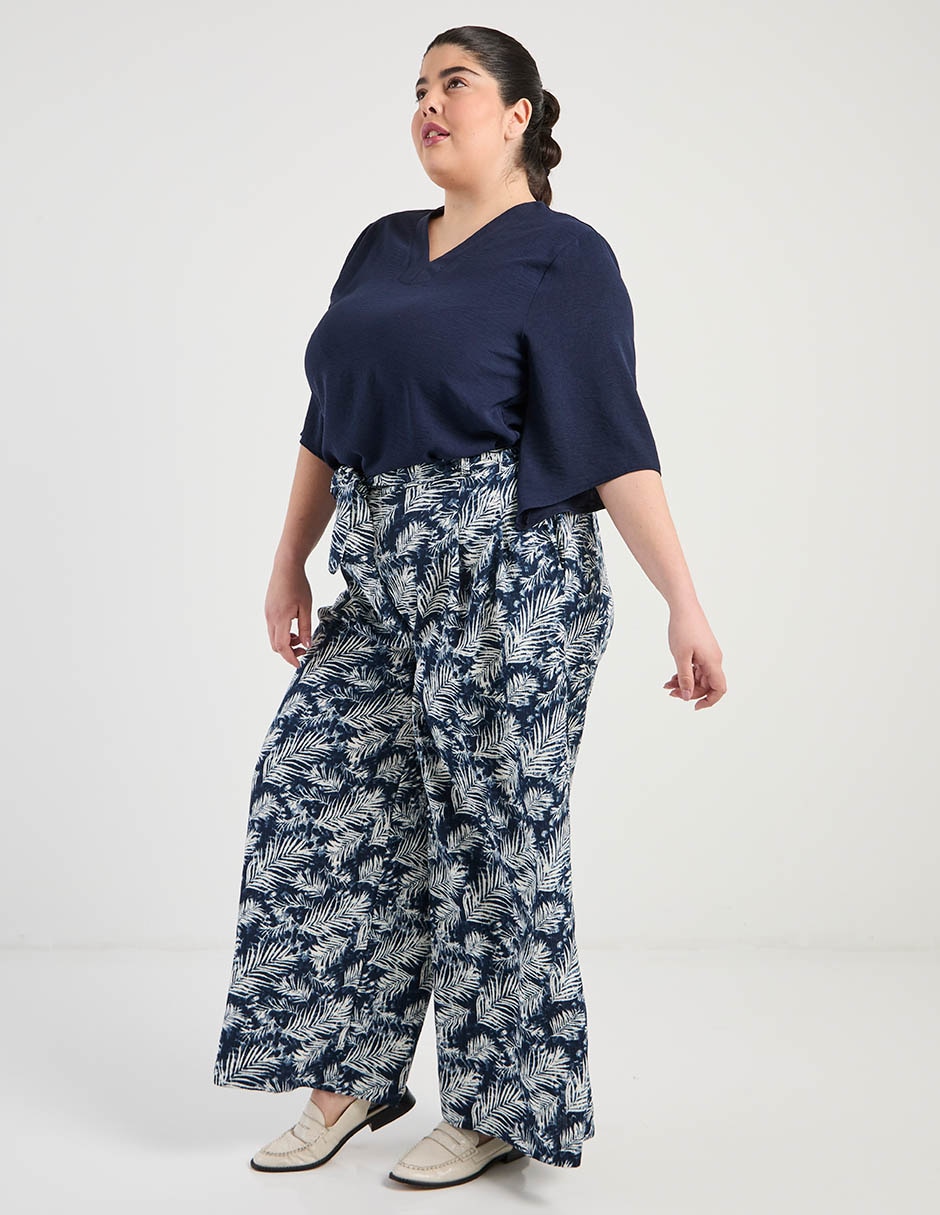 Pantalón amplio para mujer 4