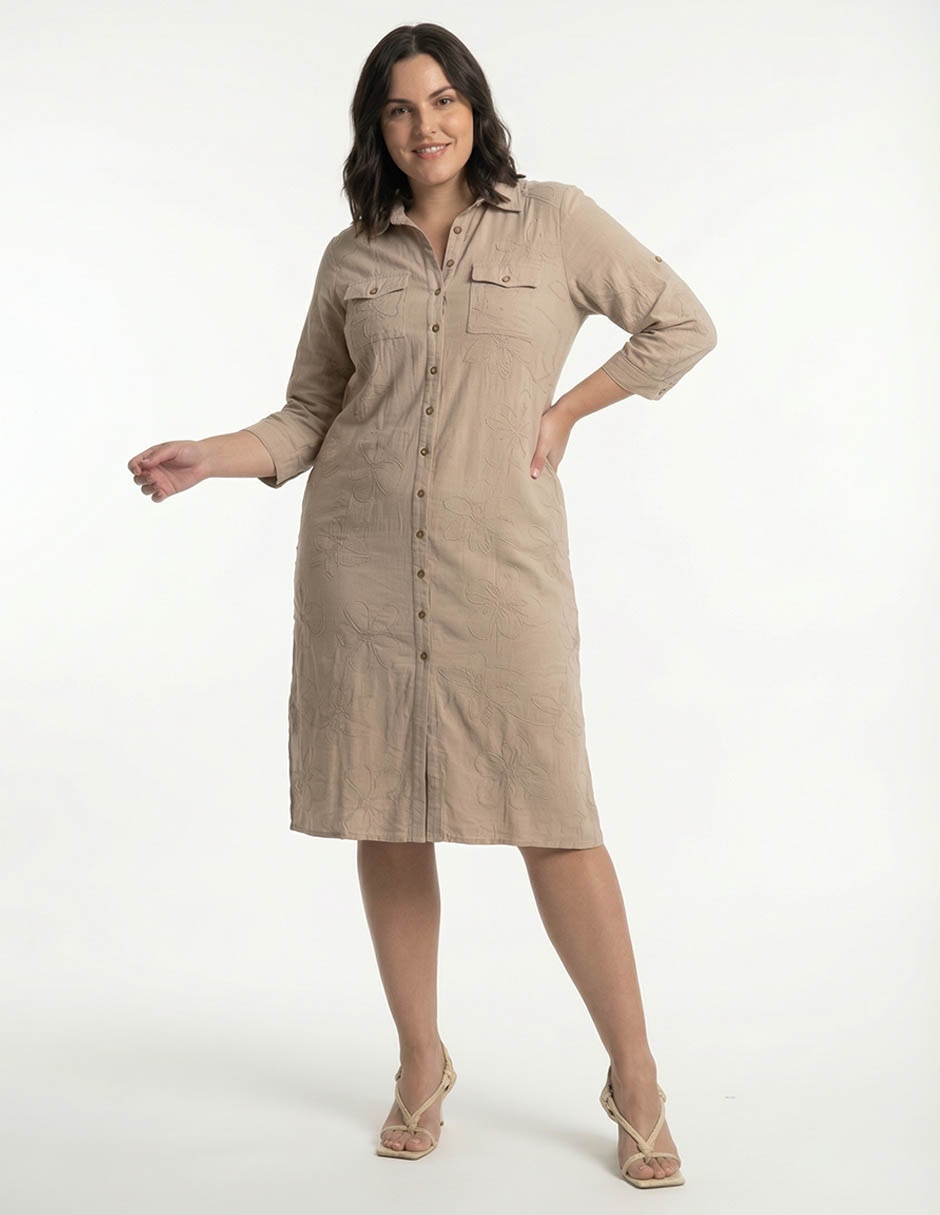 Vestido midi casual para mujer