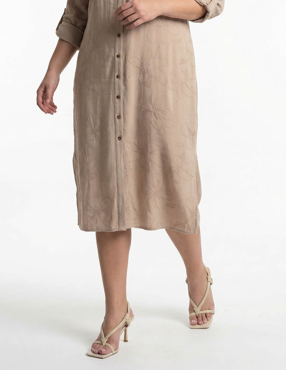 Vestido midi casual para mujer