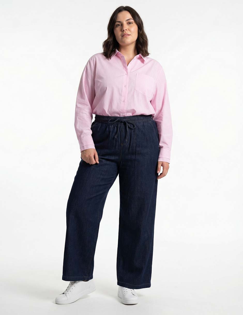 Jeans amplio para mujer 5