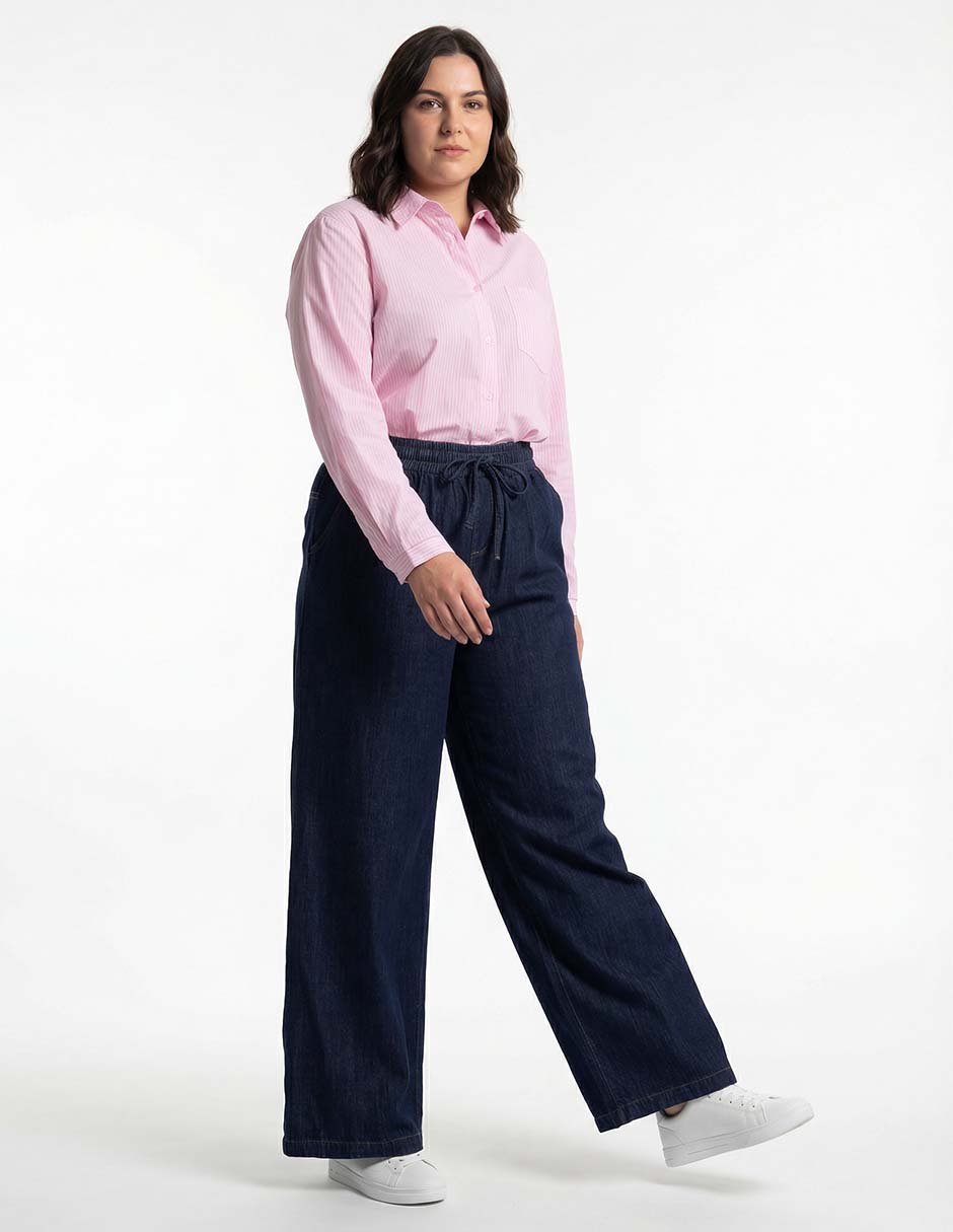 Jeans amplio para mujer 4