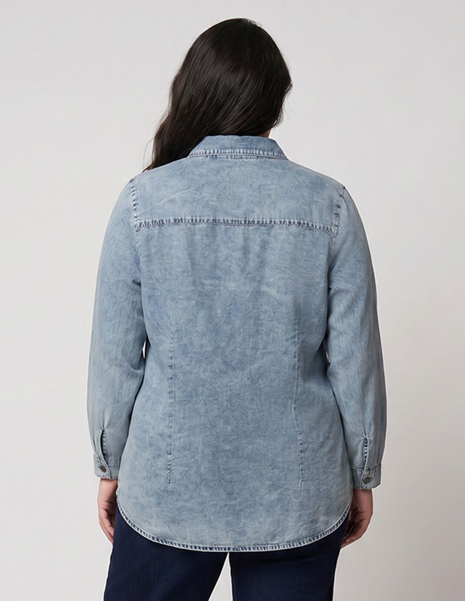 Blusa Camisera Manga Larga Para Mujer 2