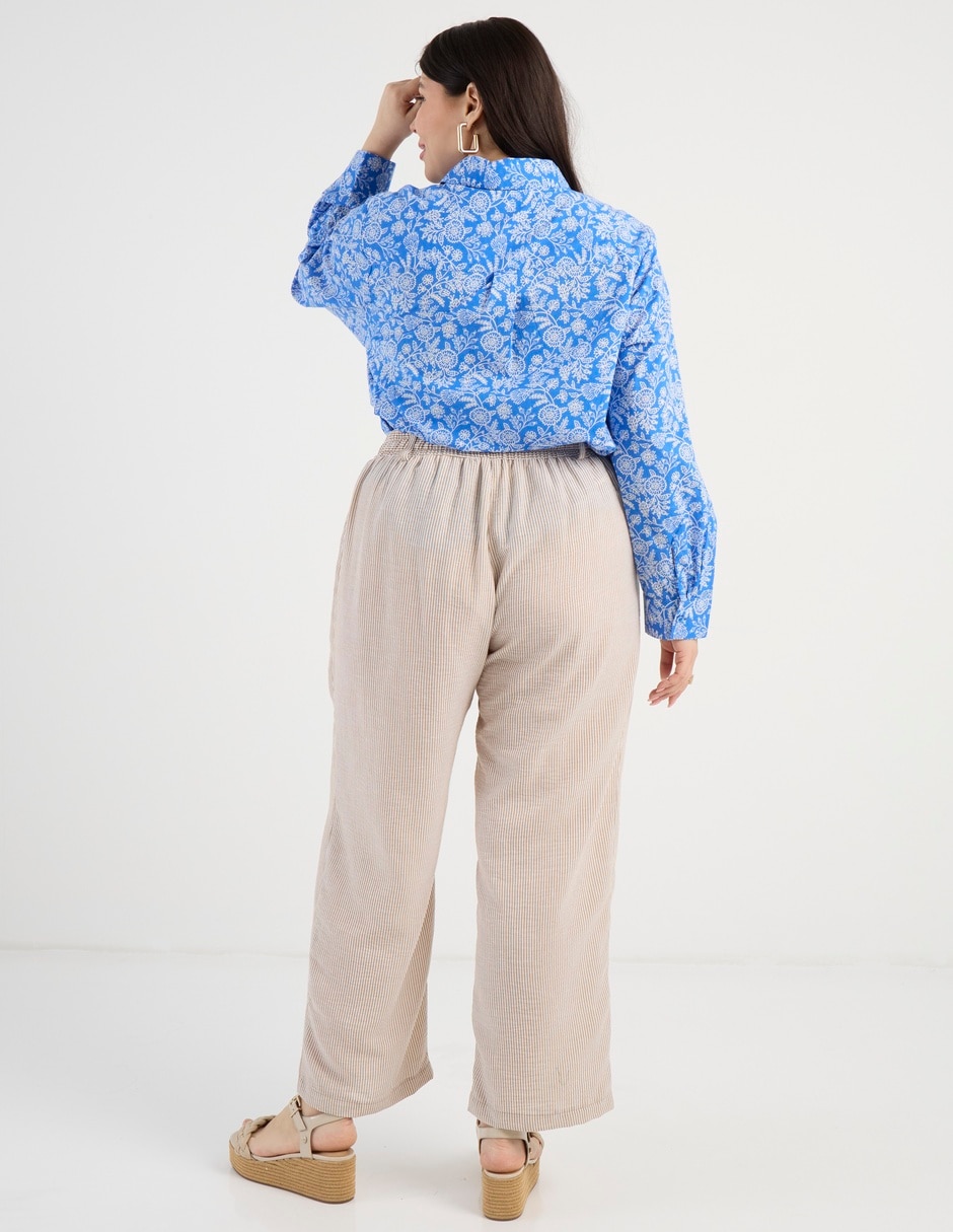 Pantalón relaxed straight para mujer 11