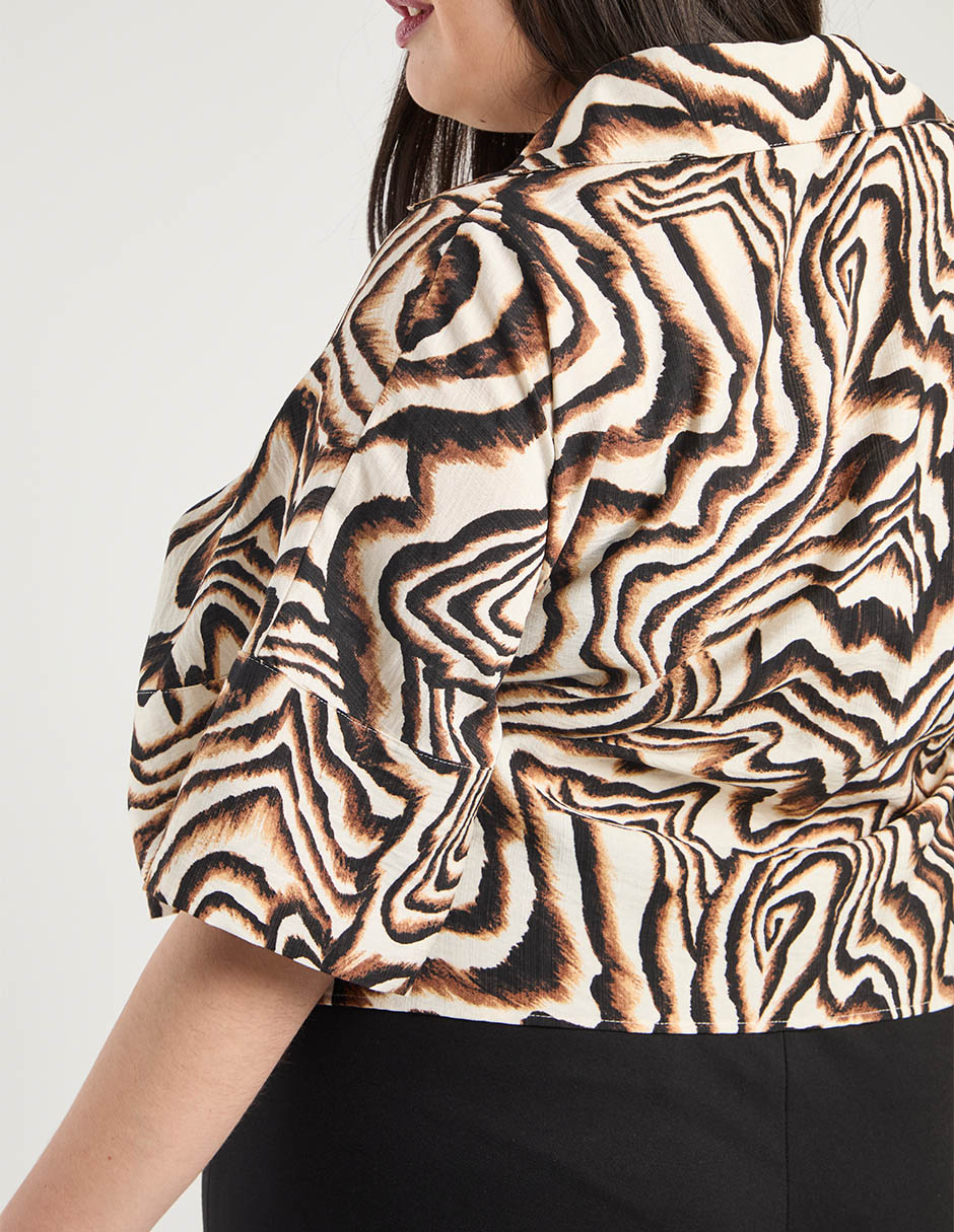 Blusa manga al codo para mujer 10