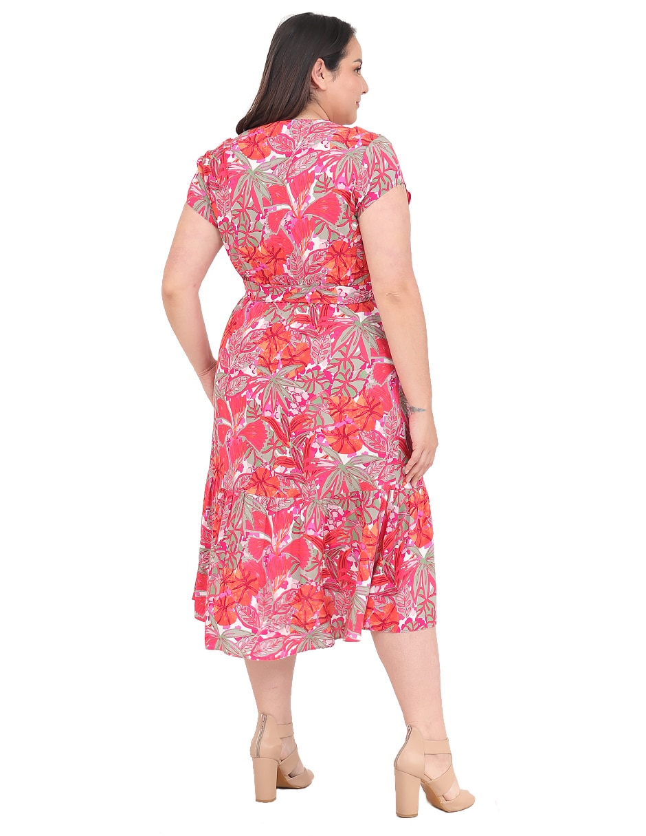 Vestido 3/4 casual cariló grupo bromelia para mujer