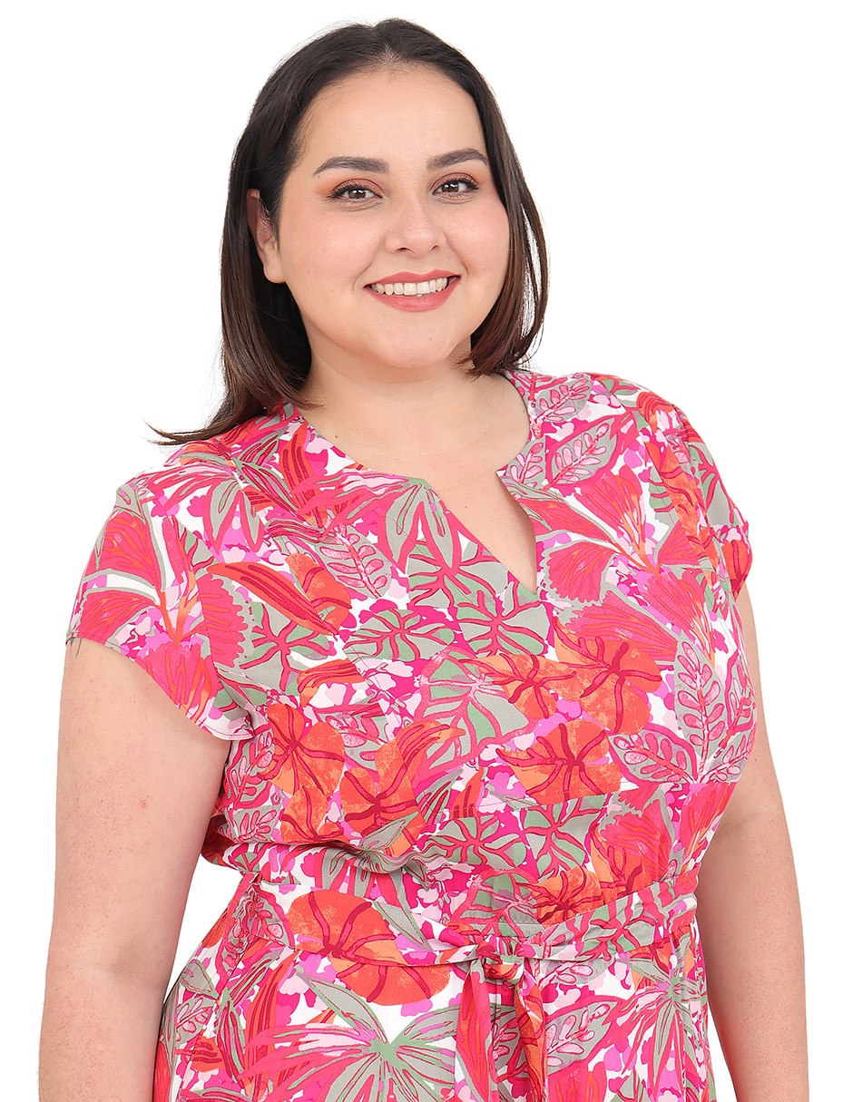 Vestido 3/4 casual cariló grupo bromelia para mujer