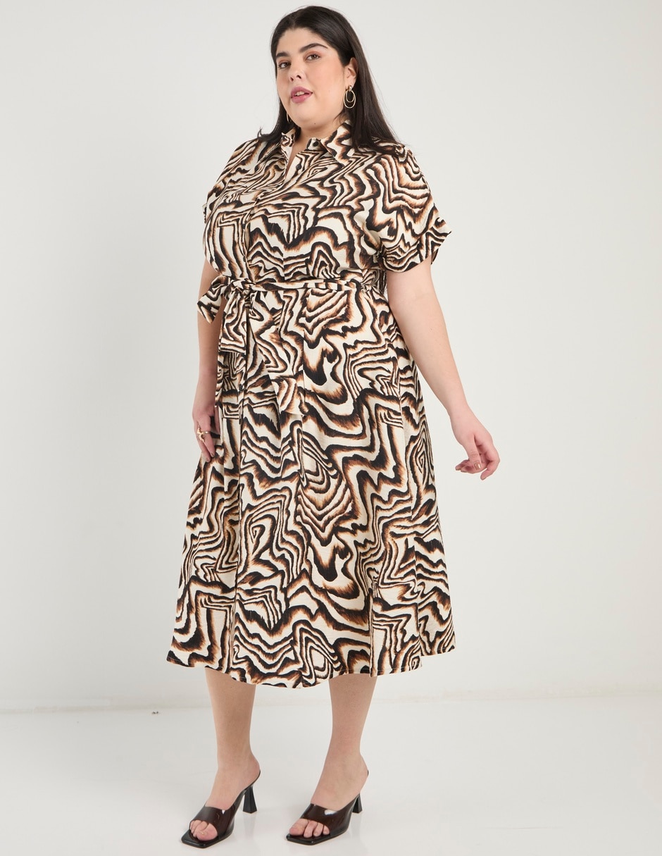Vestido midi casual para mujer 8