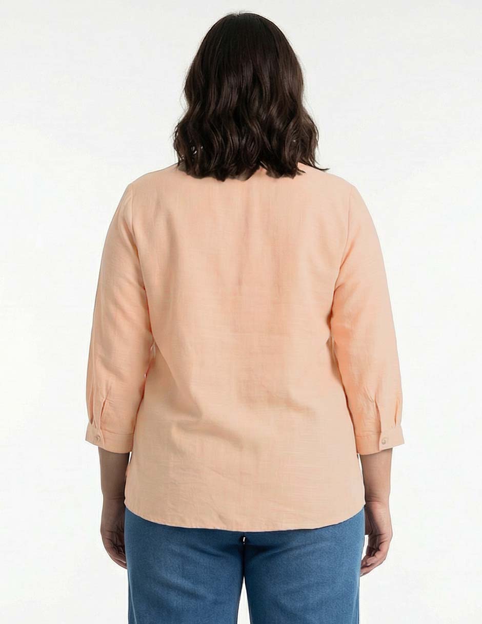 Blusa manga al codo para mujer 2
