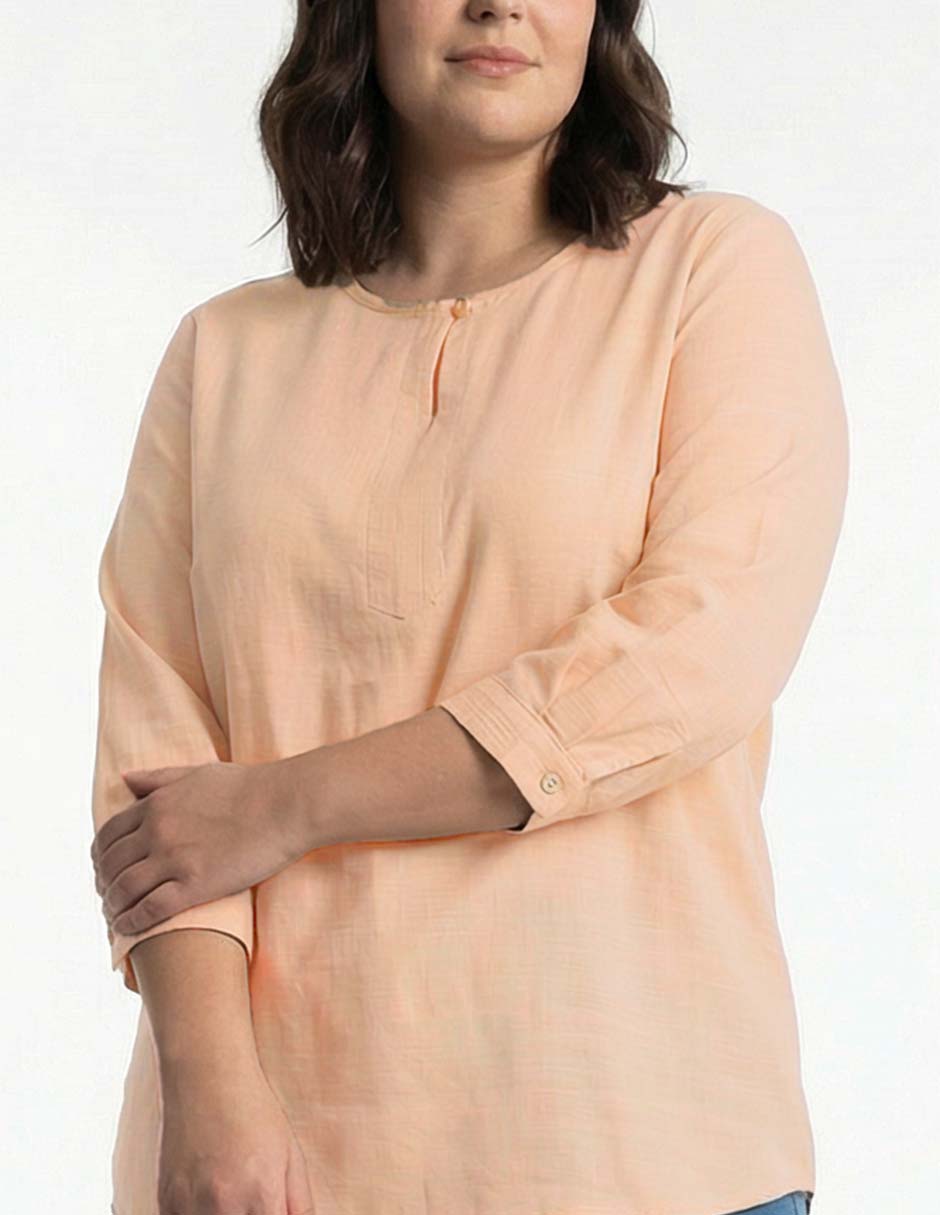 Blusa manga al codo para mujer 4