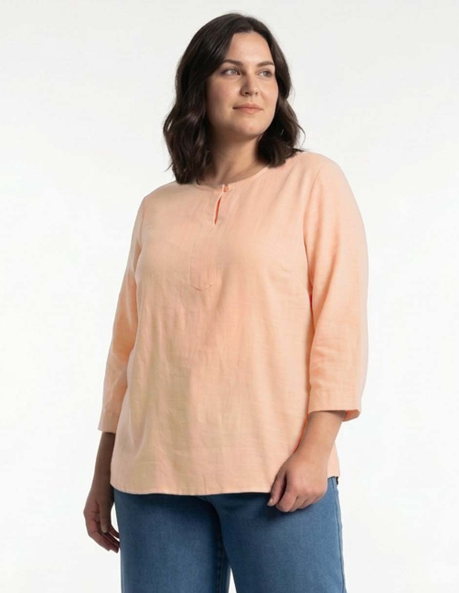 Blusa manga al codo para mujer 1