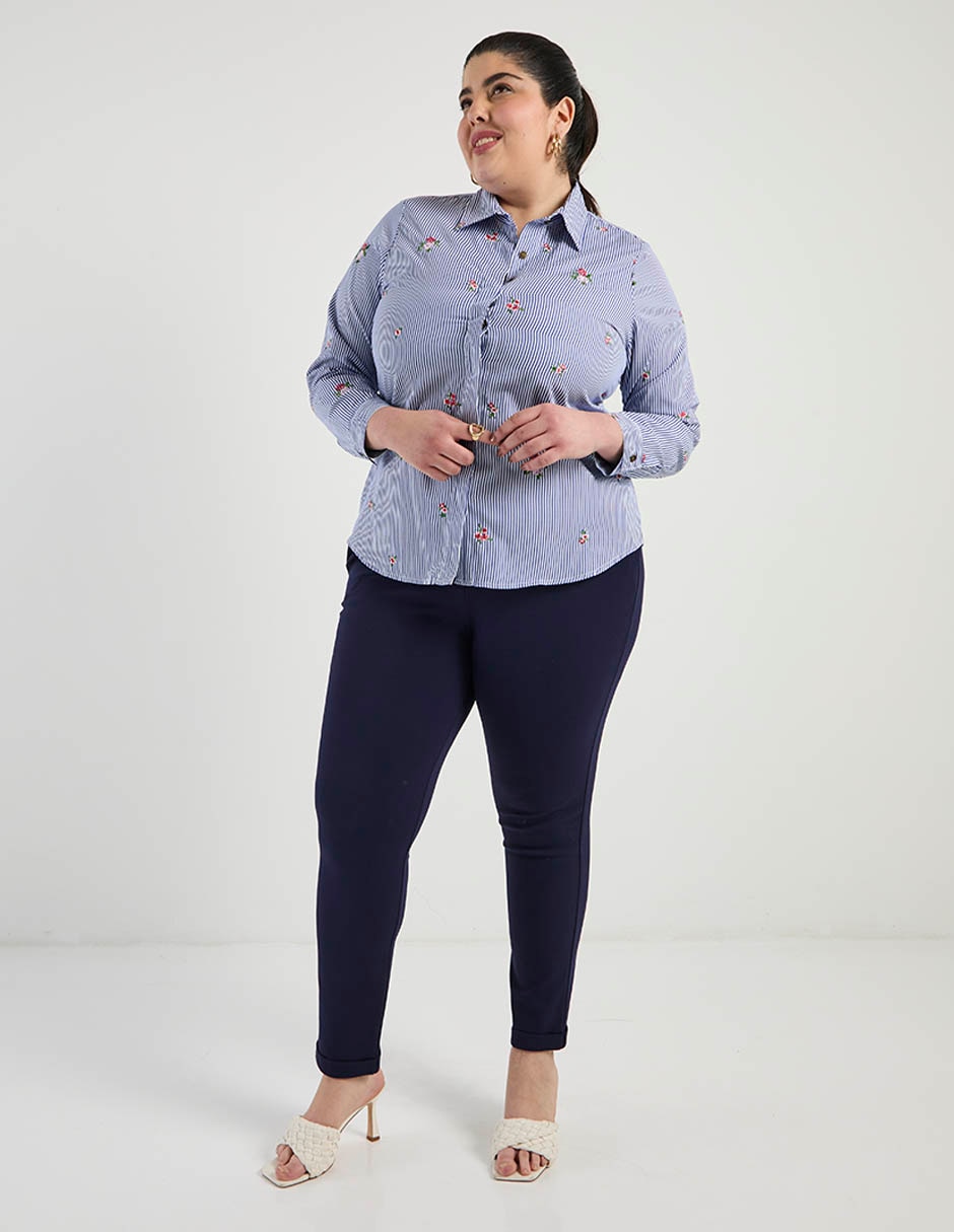 Pantalón slim para mujer