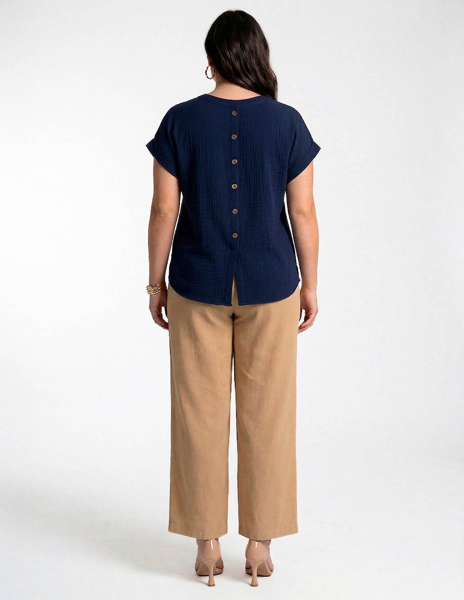 Blusa manga corta para mujer 2