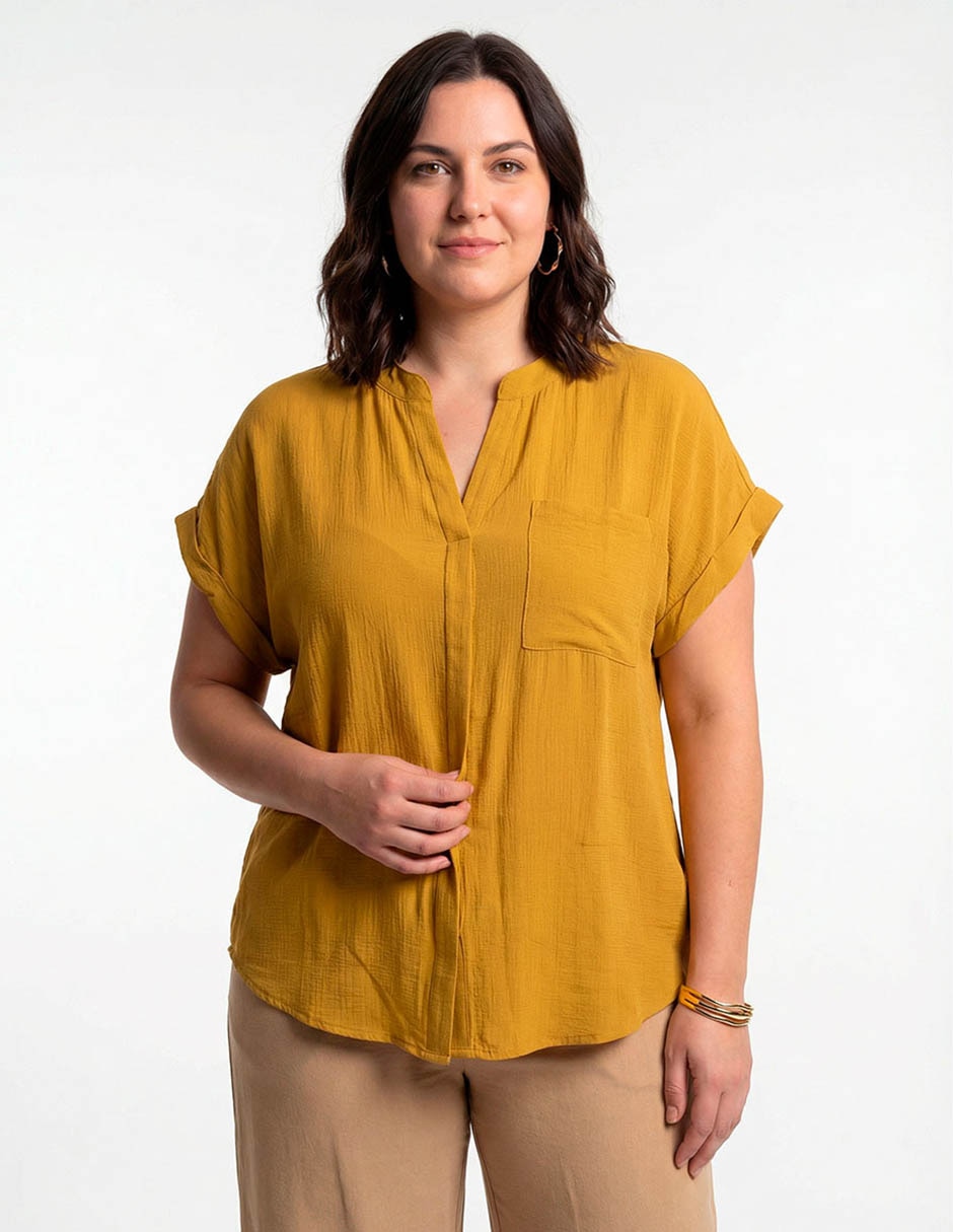 Blusa manga corta para mujer Blusa manga corta para mujer