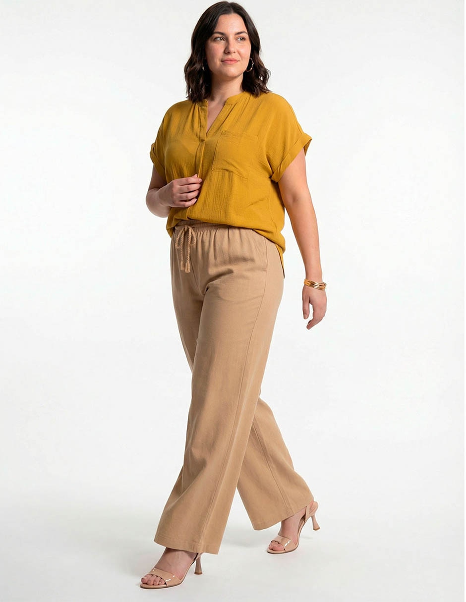 Blusa manga corta para mujer 3