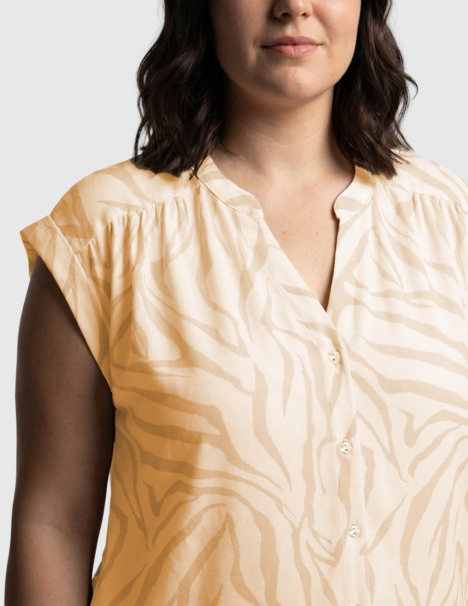 Blusa manga corta para mujer 9