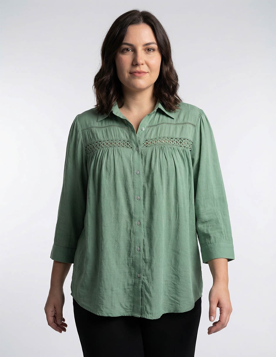 Blusa manga 3/4 para mujer 1