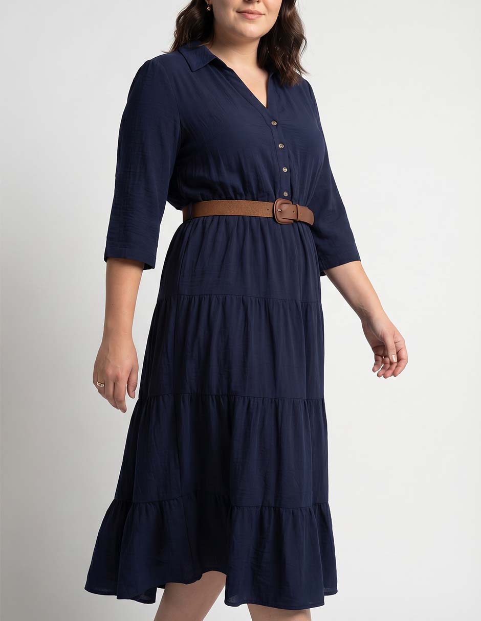 Vestido midi casual para mujer 4