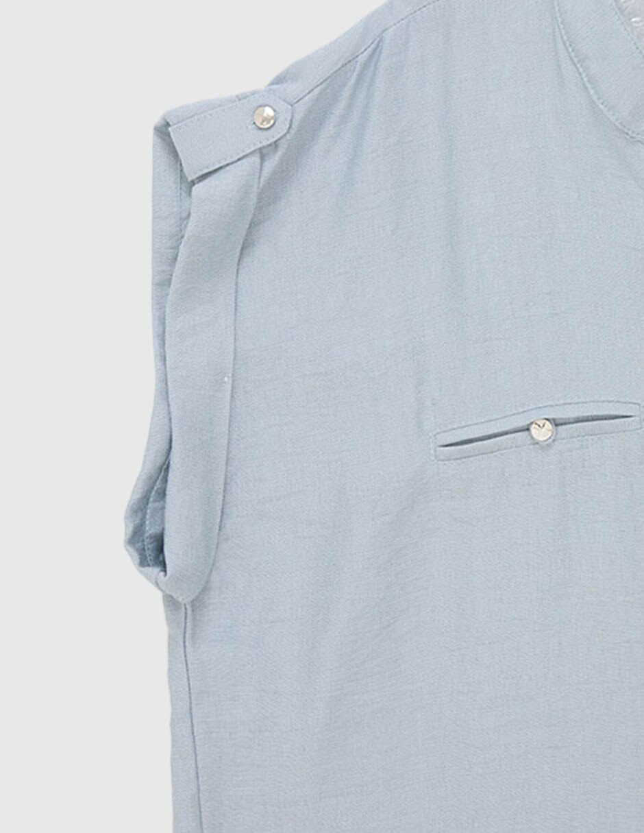 Blusa manga corta para mujer 5