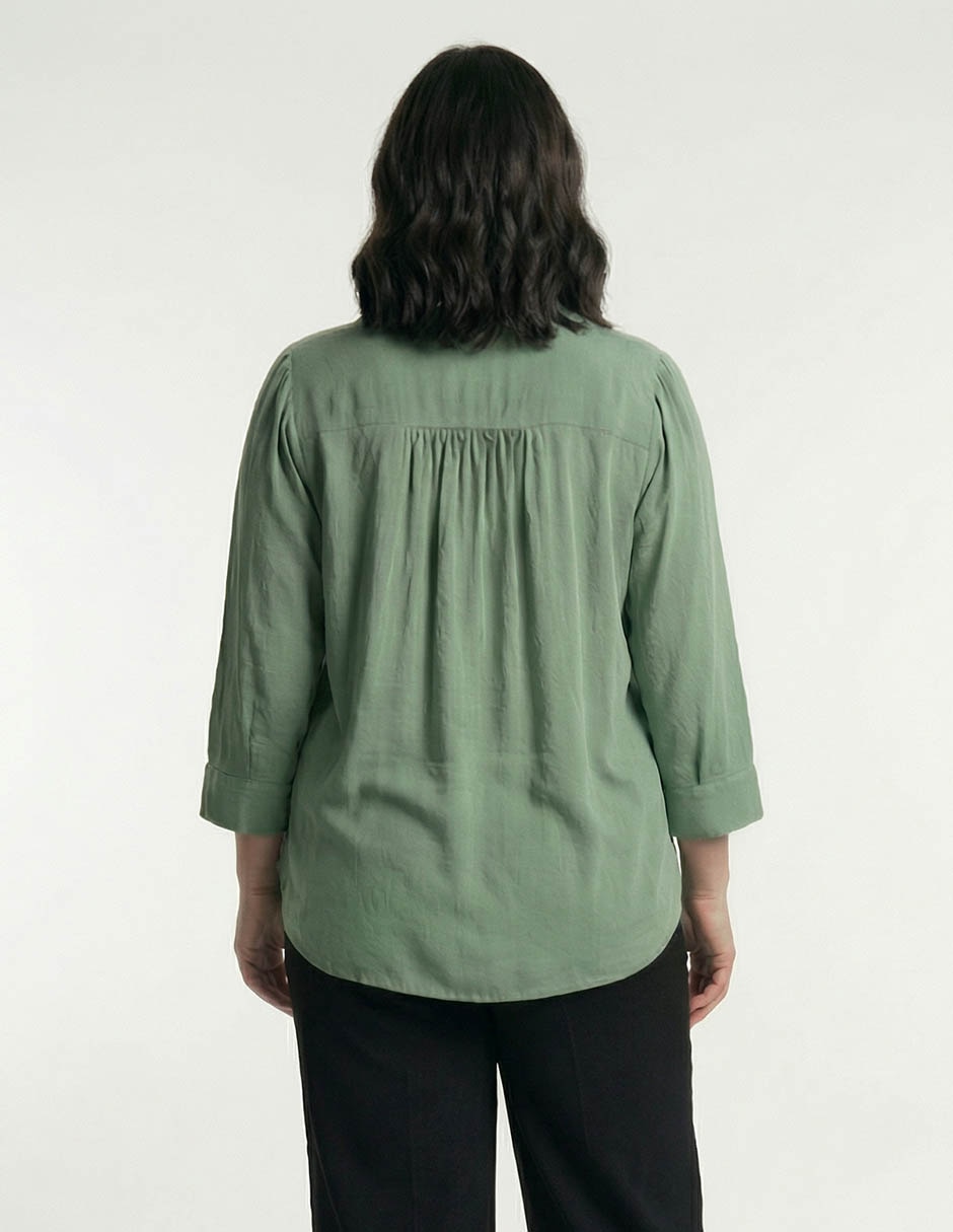 Blusa davinchy manga 3/4 para mujer